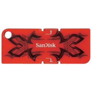 PEN DRIVE SANDISK 4GB Z53 VERM/TRIBAL